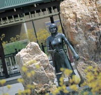 St Barbara Square and Statue - Accommodation QLD