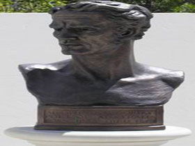 Adam Lindsay Gordon Bronze Bust - Accommodation QLD 0