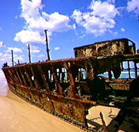 Maheno Shipwreck - Accommodation QLD