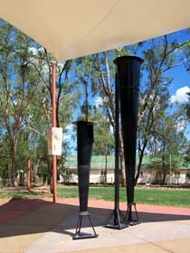Charleville - Steiger Vortex Rainmaking Guns - Accommodation QLD 4
