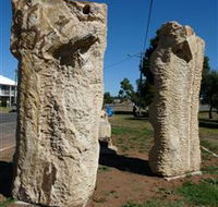 Fossilised Forrest Sculptures - Accommodation QLD
