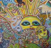 The Painting of Life by Mirka Mora - Accommodation QLD