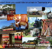 Great Rail Experiences  Tasmania Tour 2017 - Accommodation QLD