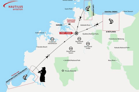 HeliFish Tours From Darwin - Accommodation QLD 4