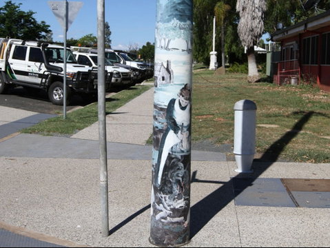 Capella Light Pole Murals - Accommodation QLD 0