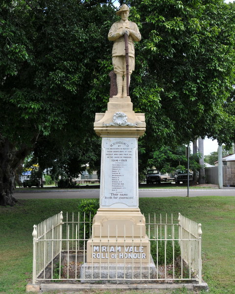 Miriam Vale War Memorial - Accommodation QLD 1