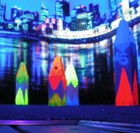 Family Fun Centres Black Light Mini Golf - Accommodation QLD
