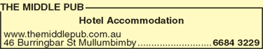 The Middle Pub - Accommodation QLD 6
