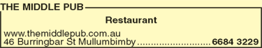 The Middle Pub - Accommodation QLD 7