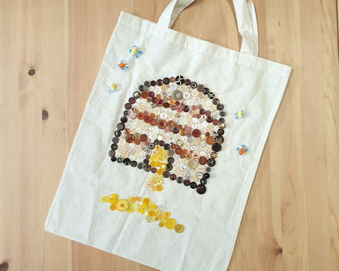 Create A Button Tote - Accommodation QLD 0