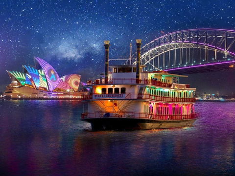 Vivid Sydney Dinner Cruise On Sydney Showboats - Accommodation QLD 0