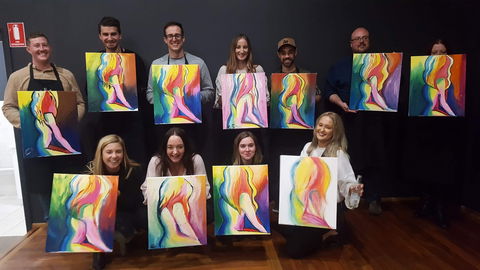 Paint And Sip Experience - Accommodation QLD 1