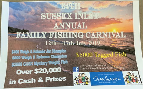 The Sussex Inlet Annual Family Fishing Carnival - Accommodation QLD 0