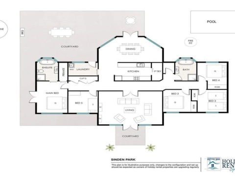 Sinden Park Garden Swimming Pool Rural Vistas - Accommodation QLD 4