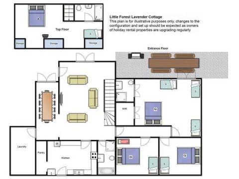 LAVENDER COTTAGE Alpine Southern Highlands 4pm Check Out Sundays - Accommodation QLD 5