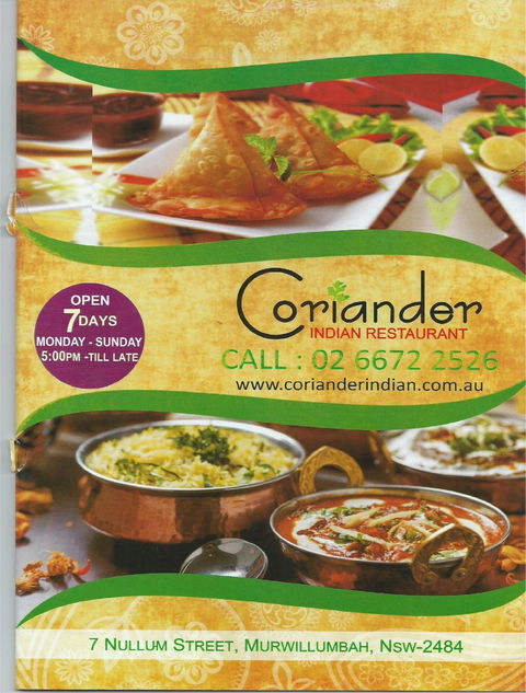 Coriander Indian Restaurant - Accommodation QLD 1