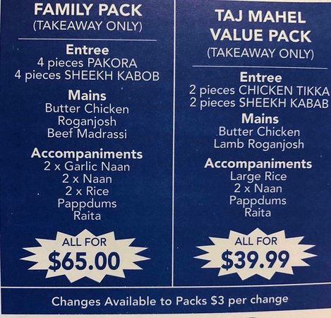Taj Mahal Indian Restaurant - Accommodation QLD 0
