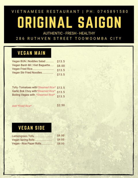 Original Saigon - Accommodation QLD 4