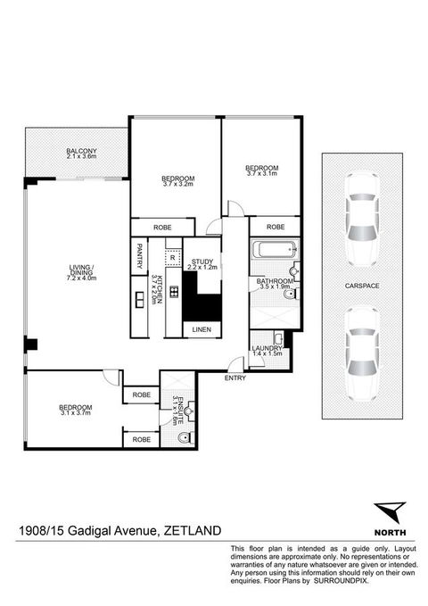 Gadigal Groove - Modern And Bright 3BR Executive Apartment In Zetland With Views - Accommodation QLD 11