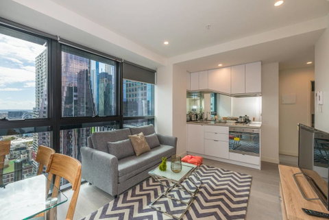 Central 2 Bedroom Deluxe Apartment@La Trobe Tower - Accommodation QLD 0