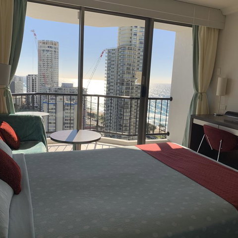 High Floor Twin Share With Ocean View At Surfers Paradise - Hotel Studio - Accommodation QLD 3