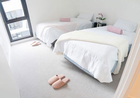 R&K Luxury Apartment Fantastic Skyline View CBD Parking&Free Tram Heart Of Melbourne - Accommodation QLD 3