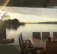 Shack built over the Murray River - Accommodation QLD