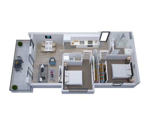 Manhattan Apartments - Notting Hill - Accommodation QLD 5
