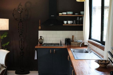 Romantic Wooden Nature Cabin Overlooking Forest & Crystal Clear River - Accommodation QLD 3