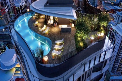 Rooftop Pool Stunning Apartment Queen Street - Accommodation QLD 2