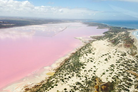 70-minute Pink Lake Scenic Flight - Accommodation QLD 4