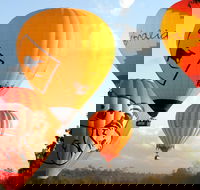 Natural Bridge  Springbrook Waterfalls Tour  Hot Air Balloon with Breakfast - Accommodation QLD