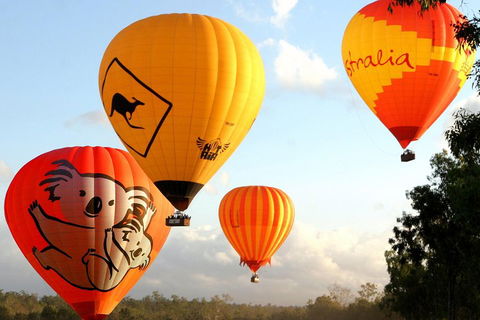 Natural Bridge & Springbrook Waterfalls Tour + Hot Air Balloon With Breakfast - Accommodation QLD 0