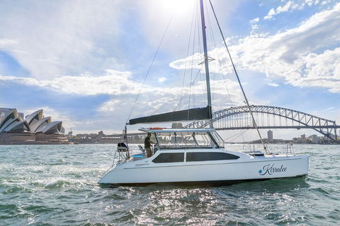Vivid 90-Minute Sydney Harbour Catamaran Cruise With BYO Drinks - Accommodation QLD 0
