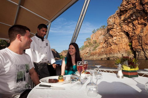 Nitmiluk (Katherine) Gorge 3.5-Hour Sunset Dinner Boat Tour - Accommodation QLD 0