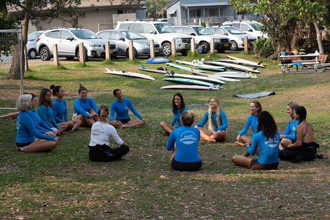 Monthly Intro / Beginner Surf Clinics For Women - Byron Bay / Lennox Head - Accommodation QLD 4