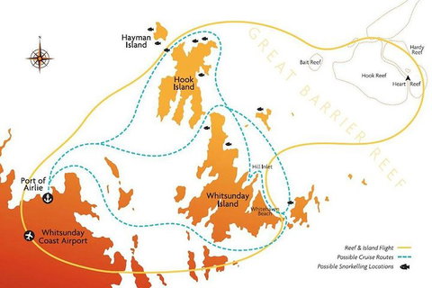 Reef And Island Scenic Flight From Airlie Beach - Accommodation QLD 0