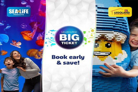 Melbourne BIG Ticket - LEGOLAND Discovery And SEA LIFE Melbourne - Accommodation QLD 4